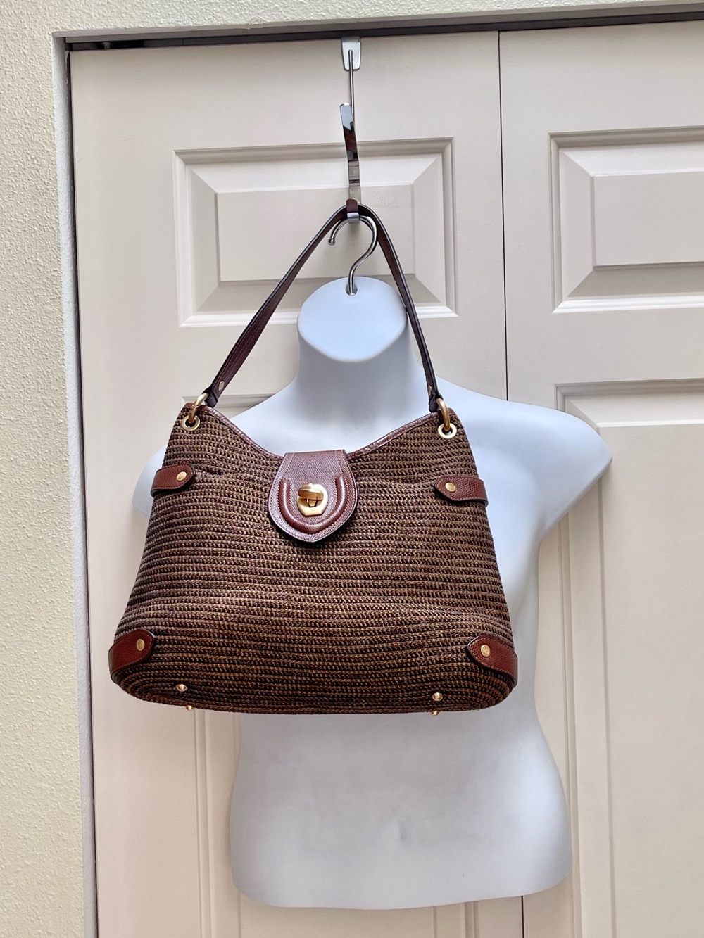 Eric Javits New York woven hobo bag